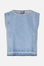 Medine Top light denim