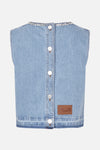 Medine Top light denim