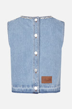 Medine Top light denim