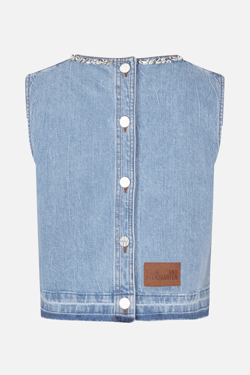 Medine Top light denim