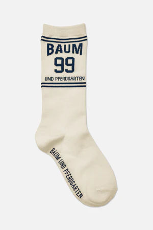 Ling Socks egret navy