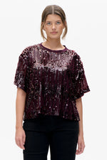 Juli Shirt dark plum perfect