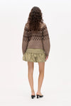 Colin Cardigan brown fair isle