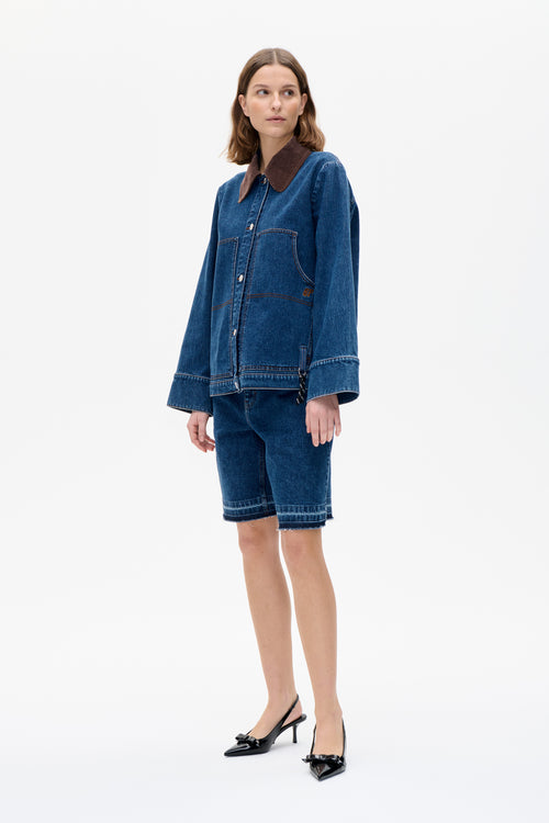 Benilda Jacket dark blue denim