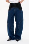 Napolen Denim blue black mix