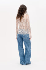 Meena Bluse white sand