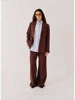 Zelda Blazer brown/slim white