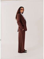Zelda Blazer brown/slim white