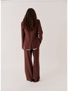 Zelda Blazer brown/slim white