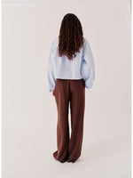 Claire tie Blouse light blue