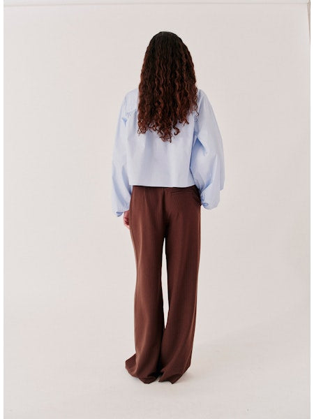 Claire tie Blouse light blue