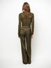 Irony Spitzen-Rollkragentop moss olive