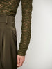 Irony Spitzen-Rollkragentop moss olive