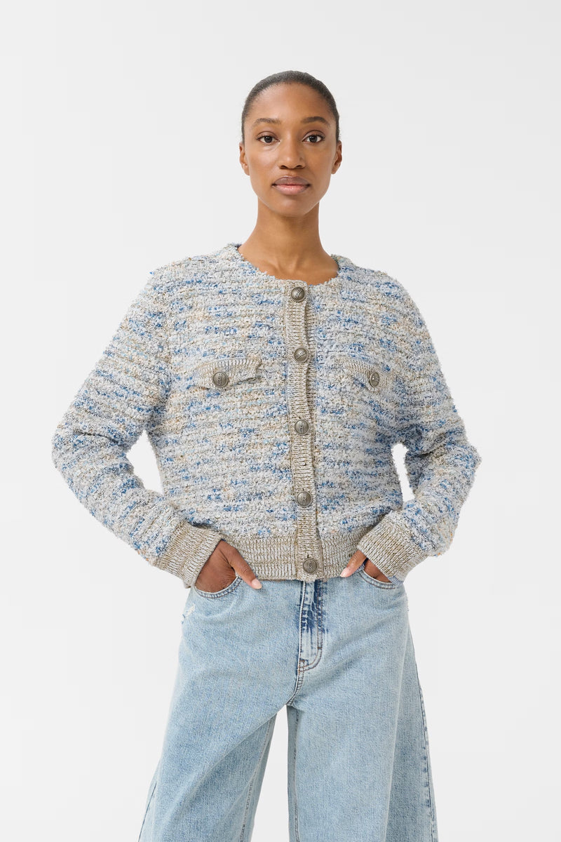 Cannie Cardigan blue/white
