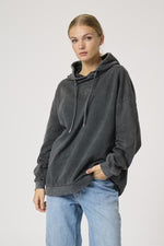 Enzo Logo Hoodie dark grey