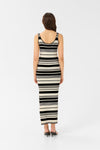 Stela Dress black/birch stripe