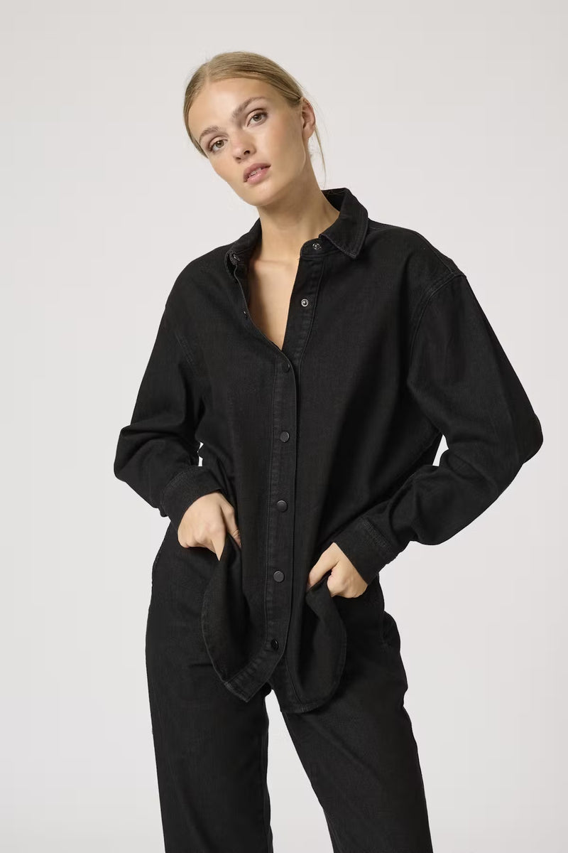 Lara Shirt black wash