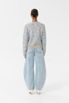 Cannie Cardigan blue/white