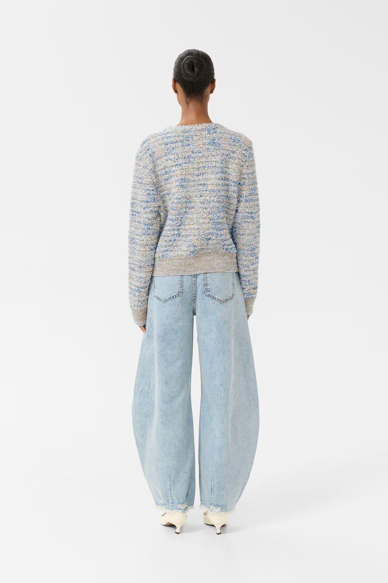 Cannie Cardigan blue/white