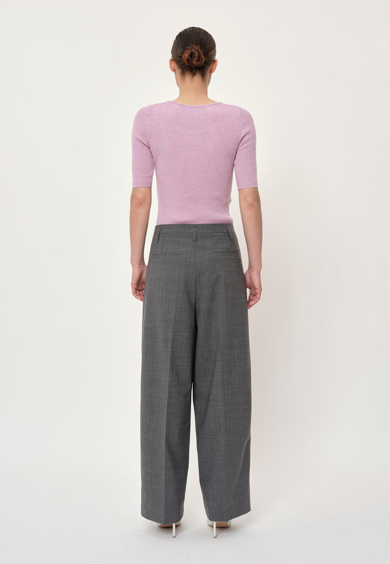 Carla Pants light grey pinstripe