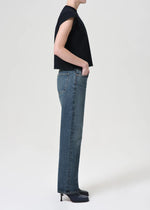 Fran Denim low slung easy straight in dwell