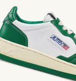 Autry Womens Medalist Sneaker bicolor green