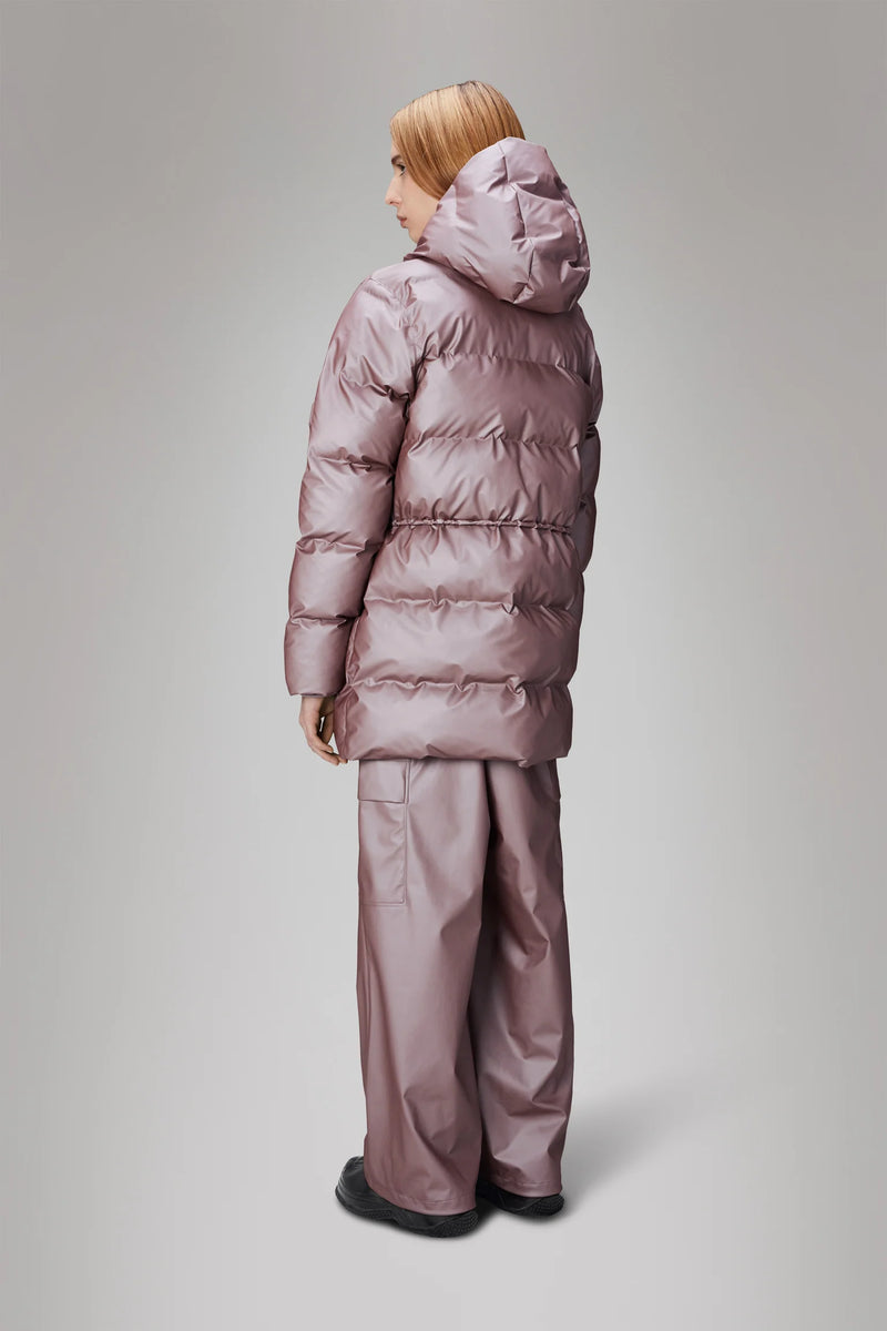 Alta Long Puffer String Jacket muse