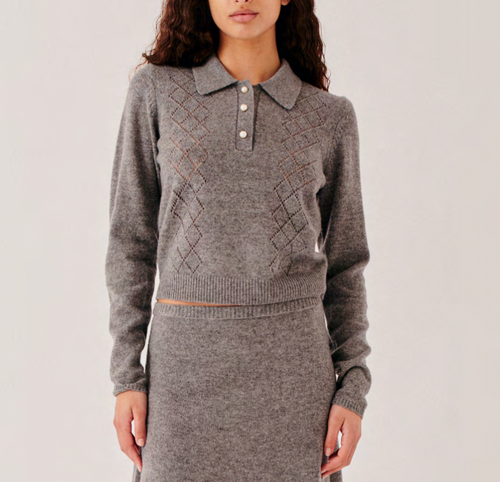 Carmen Polo grey melange