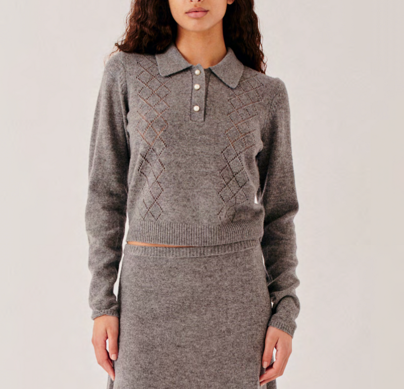 Carmen Polo grey melange