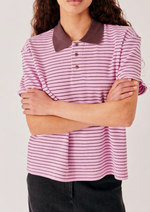 Emma Poloshirt pink/ brown