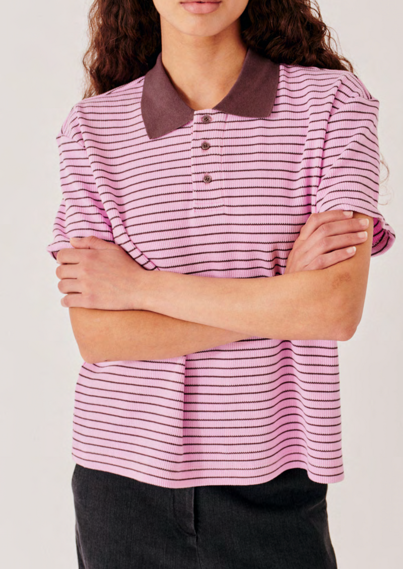 Emma Poloshirt pink/ brown