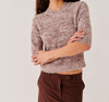 Verona Tee pastel pink/choco