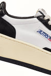 Autry Womens Medalist Platform Sneaker white/black