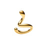 Coil Whirl Ear Cuff gold