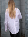 Ray overesized Shirt white/red
