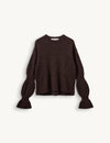 Carmen Drape Knit espresso