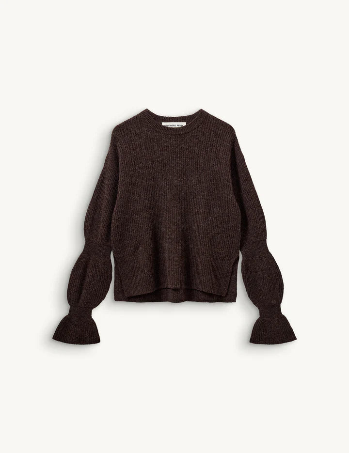 Carmen Drape Knit espresso