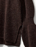 Carmen Drape Knit espresso