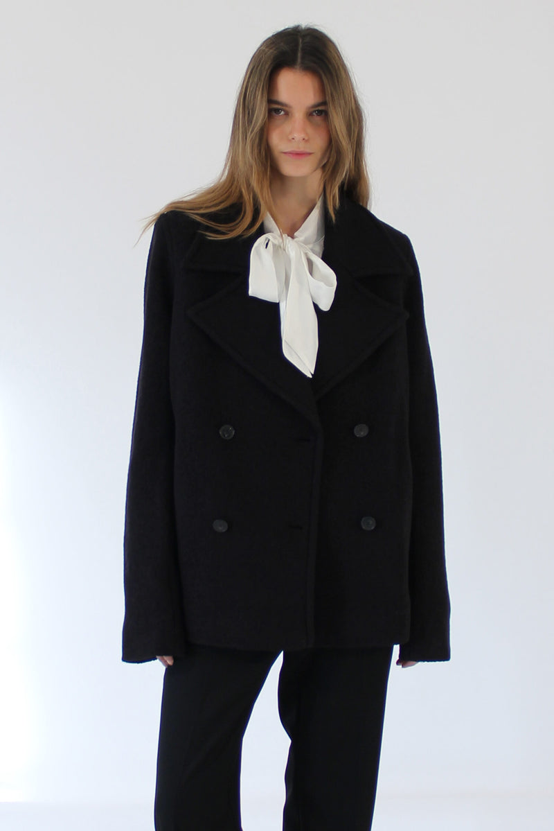 Agnes Pea Coat black