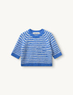Verona brushed Tee blue/cream