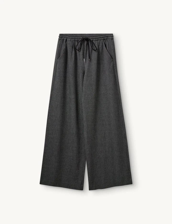 Cooper wide Pants greyscale check