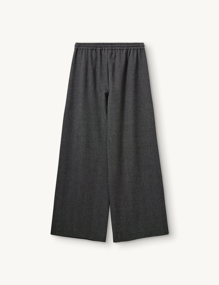 Cooper wide Pants greyscale check