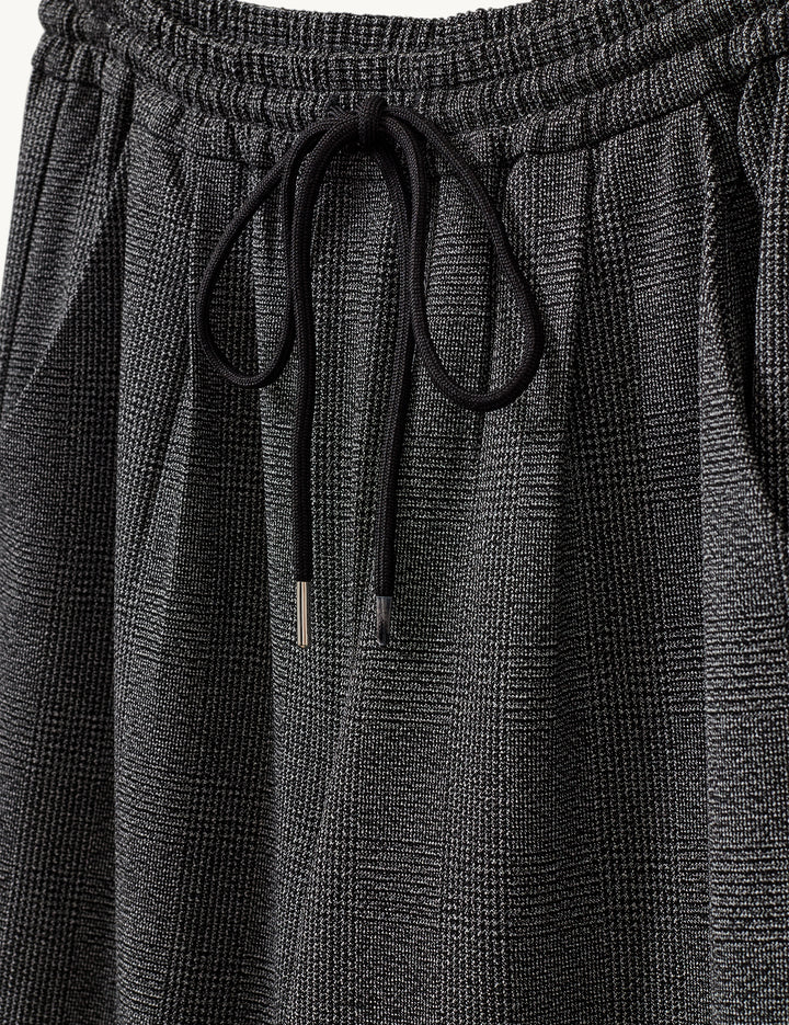 Cooper wide Pants greyscale check