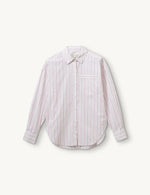 Ray overesized Shirt white/red