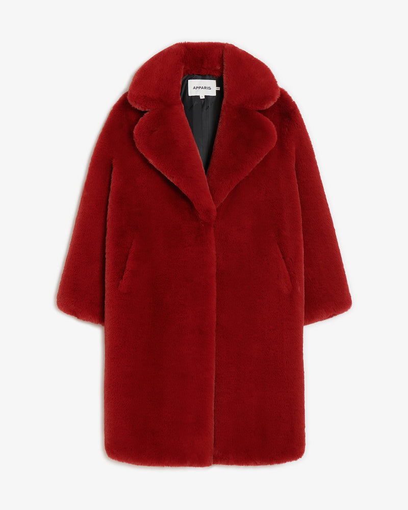 Steffi Long Coat rouge