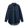 Aljinz Shirt vintage blue denim