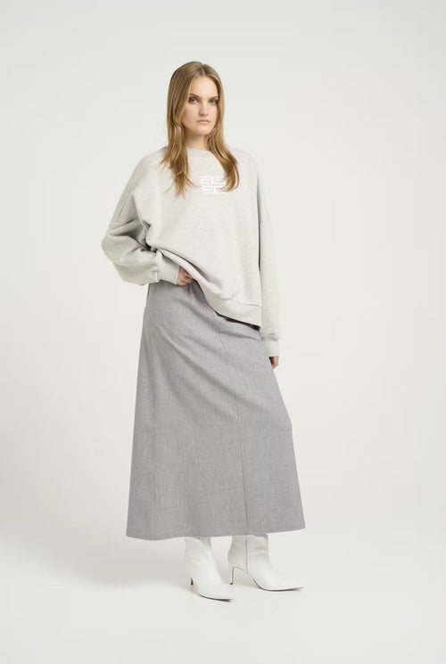 Lulla oversize Sweatshirt light grey