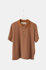 Sacha Polo Shirt brown/cream