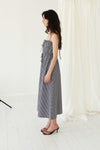 Leonora Maxi Dress black/white check