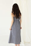 Leonora Maxi Dress black/white check